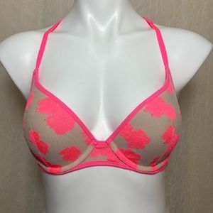 Victoria’s Secret pink and beige colored bra 34C bra